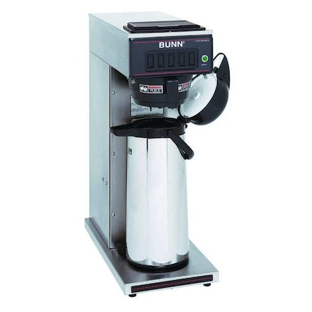 Black, Silver Pourover 102 oz Single Airpot Coffee Brewer