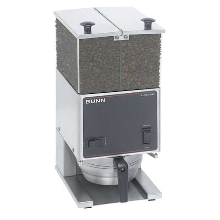 Portion Control Coffee Grinder, 2 Hopper