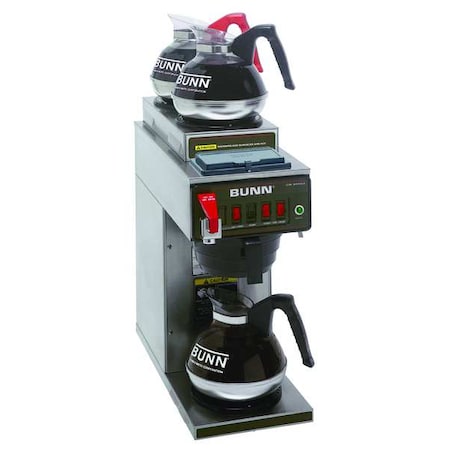 Black, Silver Direct Line 64 oz Automatic Coffee Brewer