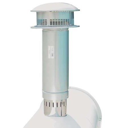 Prtble Htr B Vent Flue Stack, Rain Cap