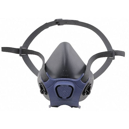 Half Mask Respirator, 7000, Not Rated, Bayonet, Size, M 0 Cartridges Included