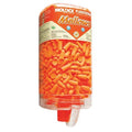 Mellows Ear Plugs with Dispenser, Foam, Bell, 30 dB NRR, Uncorded, 500 Pairs Per Pkg