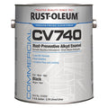 Interior/Exterior Paint, Flat, Oil Base, Black, 1 gal