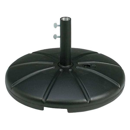 Umbrella Base with Filling Cap, Black