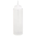 Squeeze Bottle, 7 3/8", Clear, Plastic, PK72