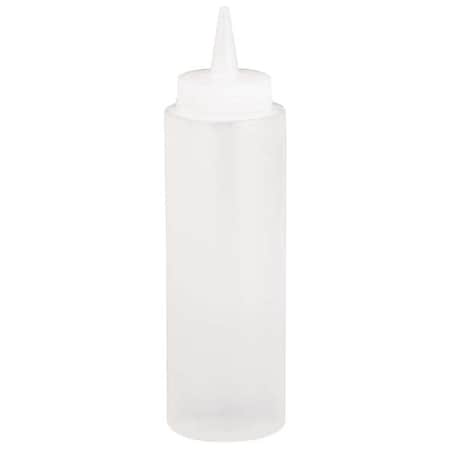 Squeeze Bottle, 7 3/8", Clear, Plastic, PK72