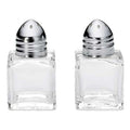 Salt and Pepper Shaker, 2 in H, Glass, PK24