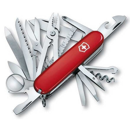 Swiss Champ Knife, Boxed, Red