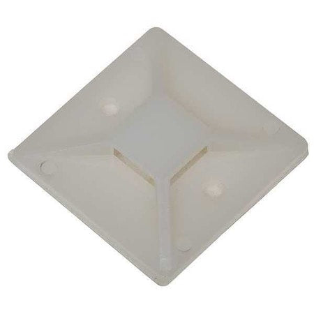 Cable Tie Mounting Pad, Nylon 6/6, Natural, 1.5 in L