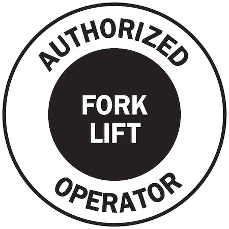 Hard Hat Emblem Label, English, PK4, 49554