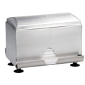 7" x 7-1/4" 2 Sided Straw Dispenser, Silver