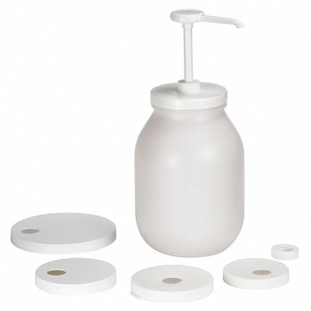 Pump and Lid Kit, 15 1/4 in H, Plastic