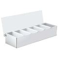 Condiment Holder, 3 5/8 in H, Silver