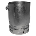 Male Vent Adapter, 4" Dia., 6" L