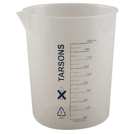 Beaker, 2000mL, Polypropylene
