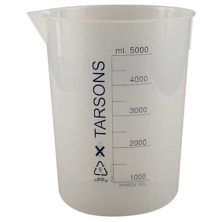 Beaker, 5000mL, Polypropylene