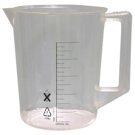 Beaker, Handle, 2000mL, Polymethylpentene