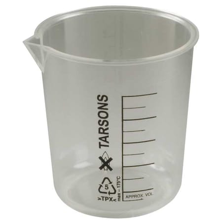 Beaker, 100mL, Polymethylpentene, PK12 (Formerly Lab Safety Supply)