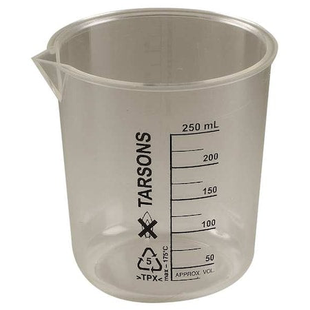 Beaker, 250mL, Polymethylpentene, PK6
