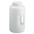 Bottle w/Handle, 4000mL, 128 Oz, Wide Mouth