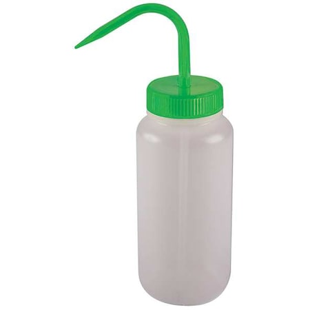 Wash Bottle, Standard Spout, 16 oz., Green