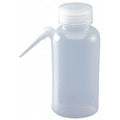Wash Bottle, Integrated Spout, 8 oz., Clear