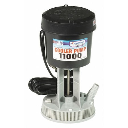 EvaporativeCoolerPump, Plastic/Steel, 9inH