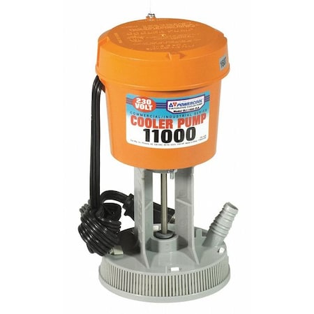 EvaporativeCoolerPump, Plastic/Steel, 9inH