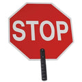 Paddle Sign, Orange/Black, Red/White, ABS Plastic, Handle