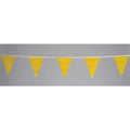 Pennants,Vinyl,Yellow,60 ft.