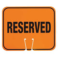 Traffic Cone Sign, 10 3/8 in H, 12 3/4 in W, 03-550-R