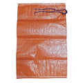 Sand Bag, Polypropylene, 27 in Length, Orange 100 PK