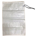 Sand Bag, Polypropylene, 27 in Length, White 100 PK