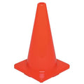 Traffic Cone, PVC, Non-Reflective, 18 in Height, 2.3 lb, Orange