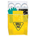 Spill Kit, 6 gal Volume Absorbed per Kit, 6 gal Capacity, Bag, Yellow, 22