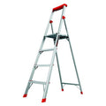 6 ft Aluminum Platform Stepladder, 300 lb Capacity