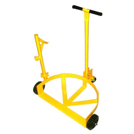 Drum Dolly, 1200 lb, 6 In H, 5, 30, 55 gal.
