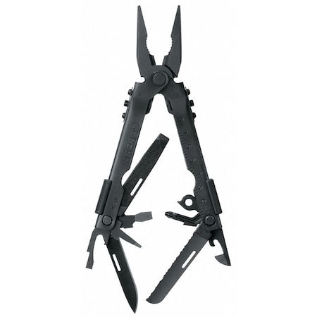 Needle Nose Multi-Tool, Black, 14 Tools