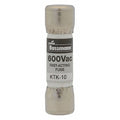 Midget Fuse, Fast-Acting, 40A, 600V AC, Non-Indicating, 100kA at 600V AC