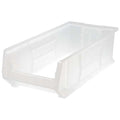 Storage Bin, Polypropylene, Clear, 7 in H, 11 in W, 23 7/8 in L
