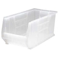 Storage Bin, Polypropylene, Clear, 10 in H, 11 in W, 23 7/8 in L