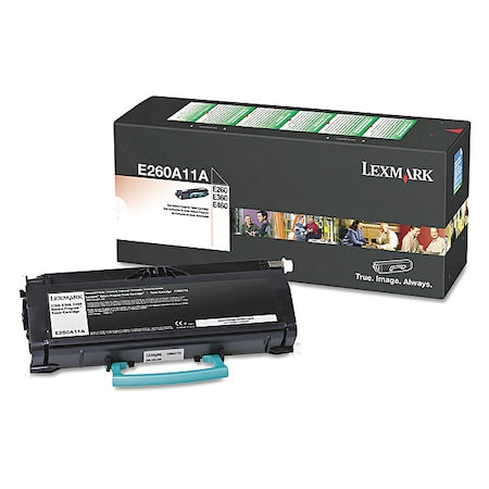 Toner, Lexmark, E260, Blk