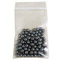 Reclosable Bag, Zip Seal, 12 in L, 9 in W, 2 mil Thick, Low Density Polyethylene (LDPE), Clear