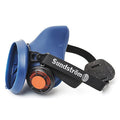 Half Mask Respirator, SR 100, Not Rated, Snap-In Gasket, Size, M 0 Cartridges Included