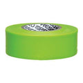 Flagging Tape, No Legend, Fluorescent Green, 1 3/16 in Wide x 150 ft Length, Vinyl, 4.5 mil