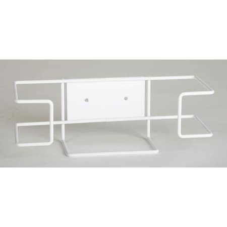 Glove Dispenser, Enamel Coated Steel Wire, Holds (1) Box , White , 4"H x 11-3/8"W x 3-15/16"D