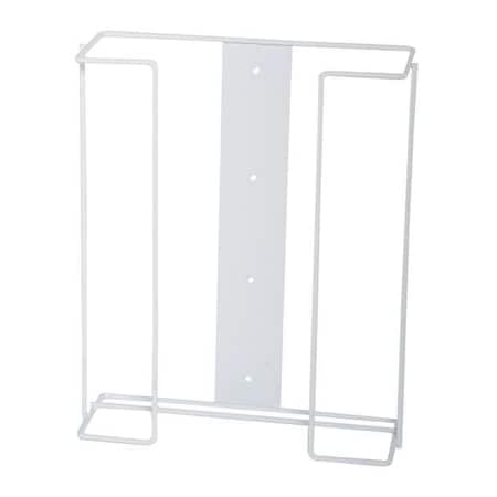 Glove Dispenser, Enamel Coated Steel Wire, Holds (3) Boxes , White , 14 in H x 11 in W x 4 in D