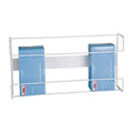Glove Dispenser, Enamel Coated Steel Wire, Holds (4) Boxes , White , 10-3/4" x 22"W x 3-1/2"D