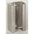 Glove Dispenser, Stainless Steel, Holds (1) Box , Silver , 5-1/2"H x 10"W x 3-3/4"D