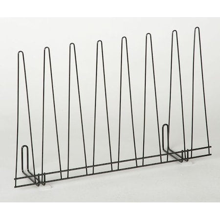 Glove Drying Rack, Steel, Holds (4) Pairs of Gloves , Black , 14 in H x 22 in W x 4-7/8 in D